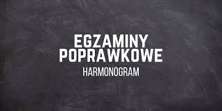 Harmonogram egzaminów poprawkowych: 25 - 26 sierpnia 2025
